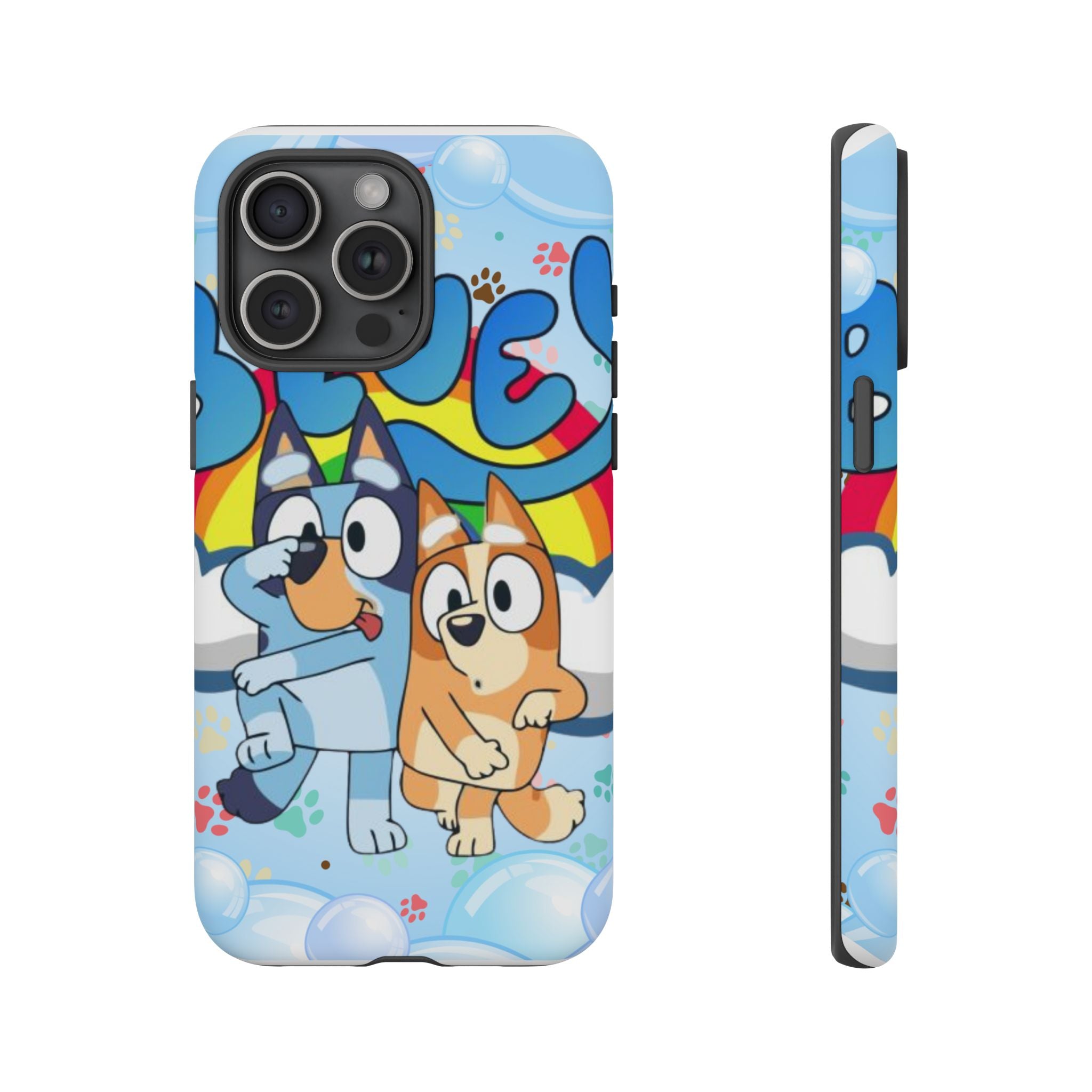 Bluey & Bingo Cartoon Phone Case – Cute Kids' Protective iPhone Cover