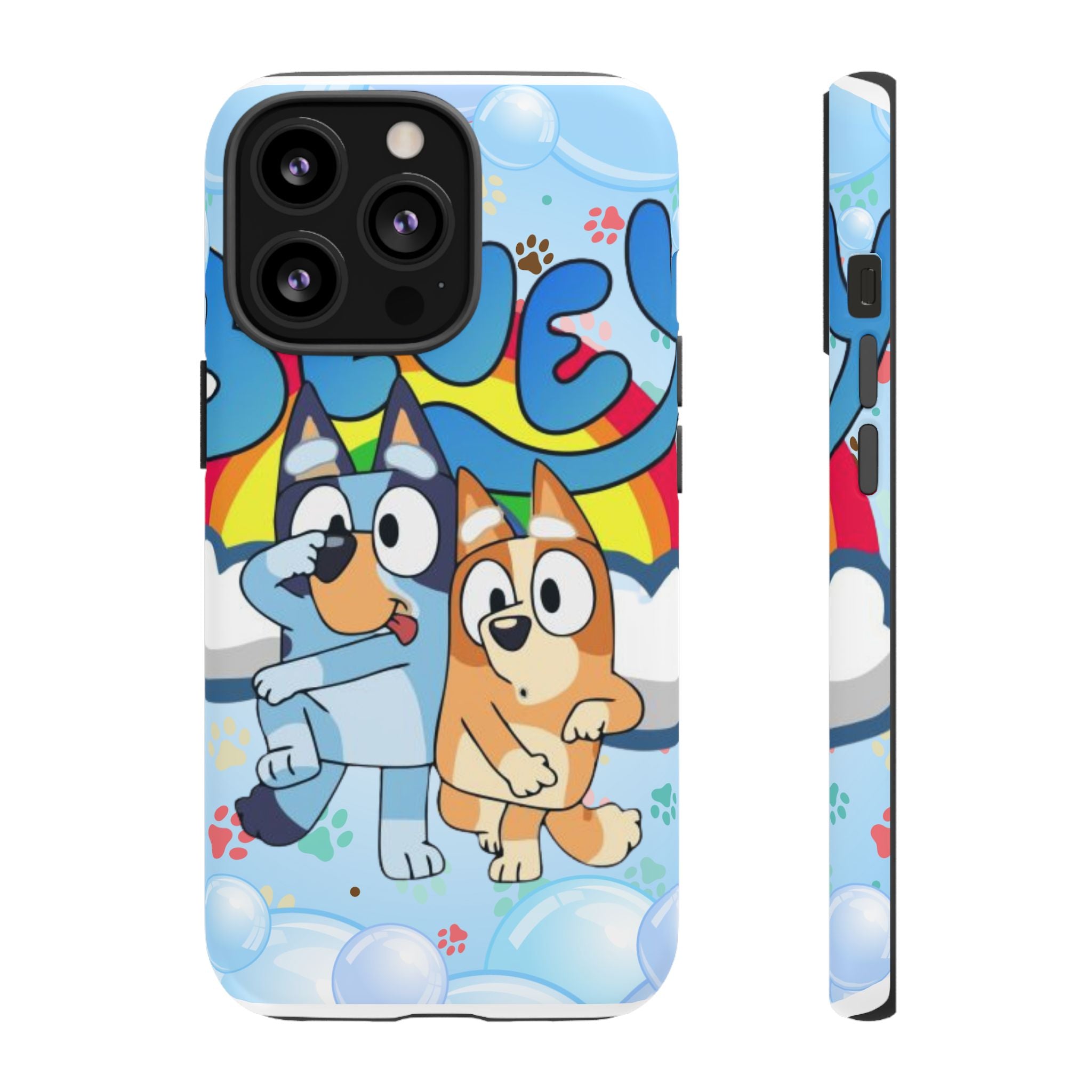 Bluey & Bingo Cartoon Phone Case – Cute Kids' Protective iPhone Cover