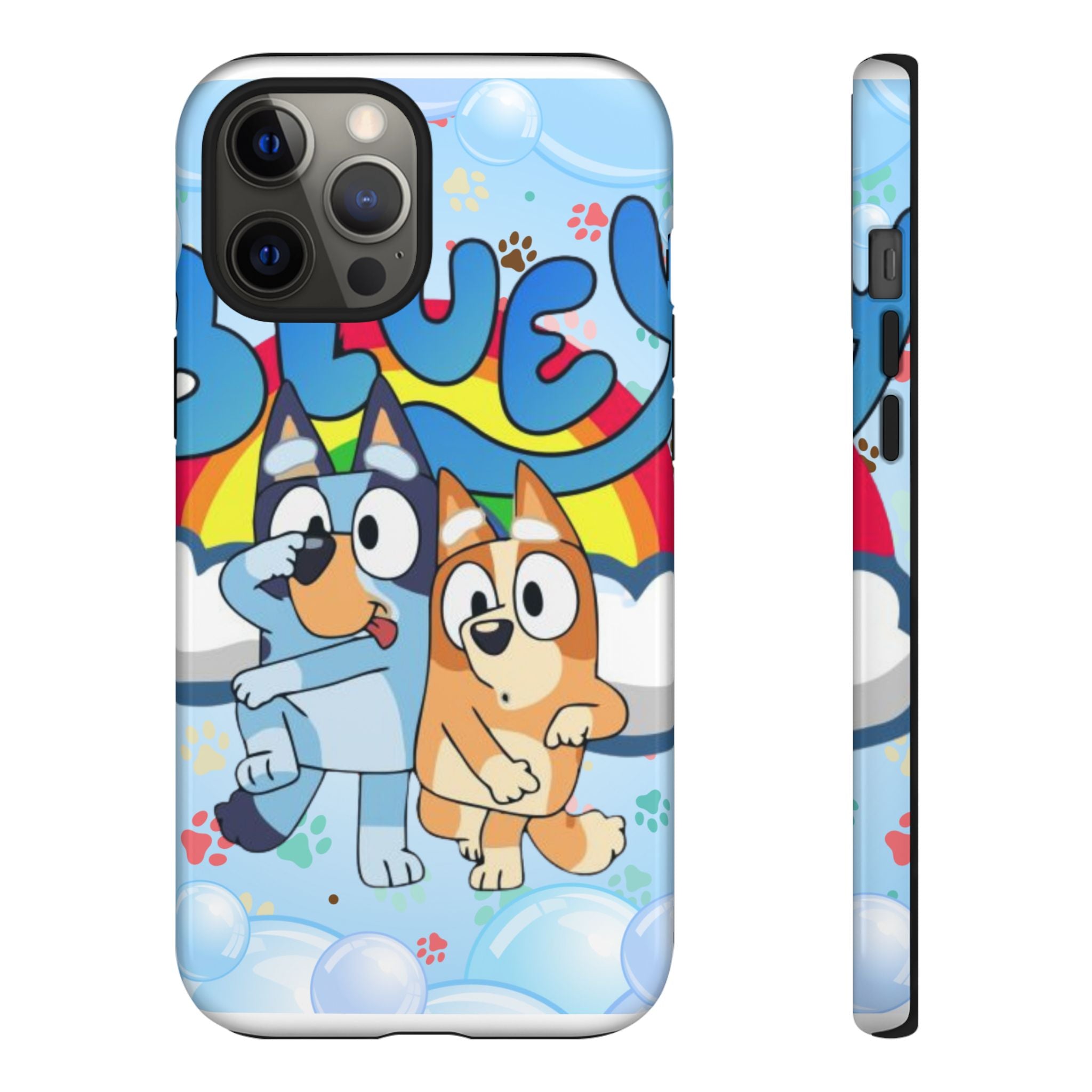 Bluey & Bingo Cartoon Phone Case – Cute Kids' Protective iPhone Cover