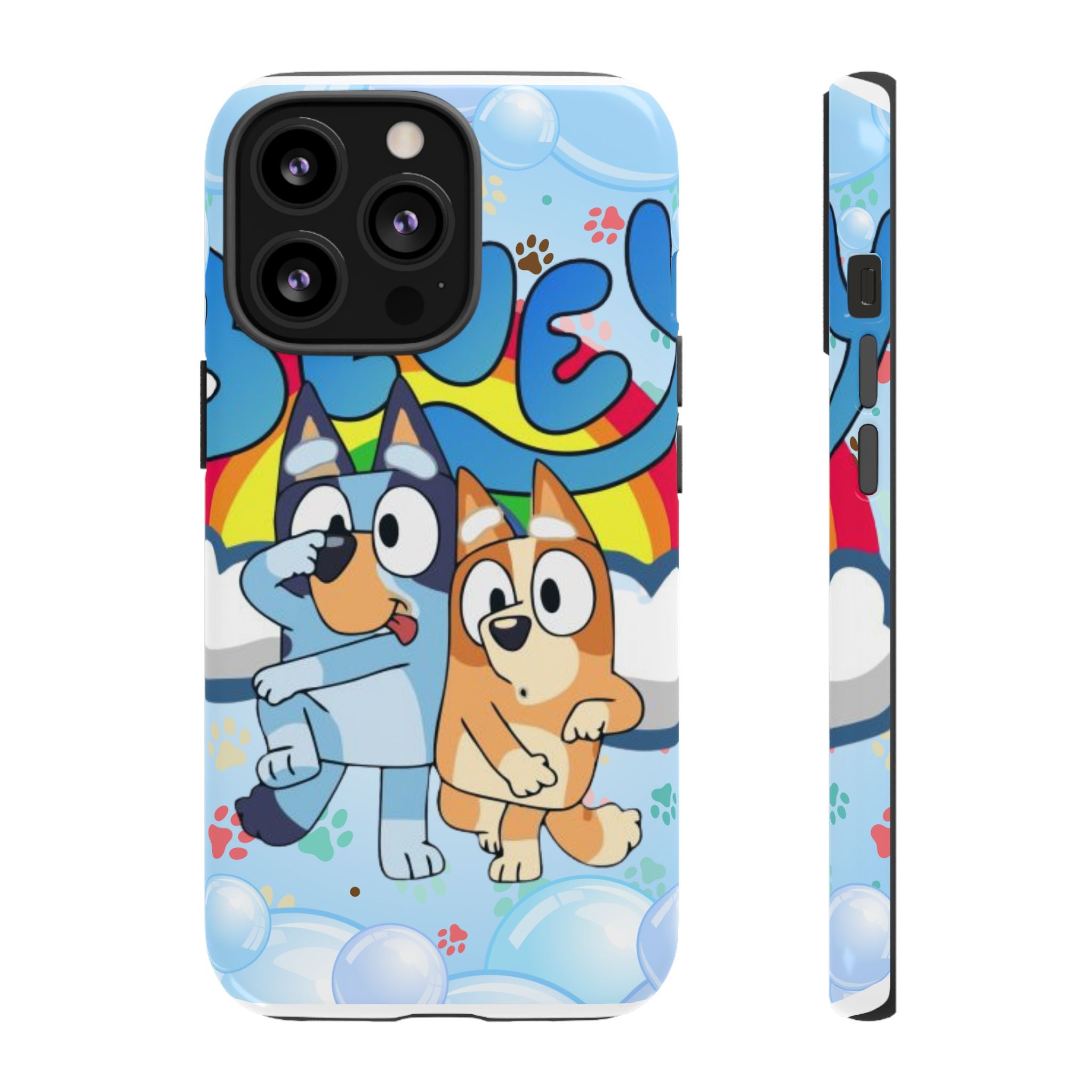 Bluey & Bingo Cartoon Phone Case – Cute Kids' Protective iPhone Cover