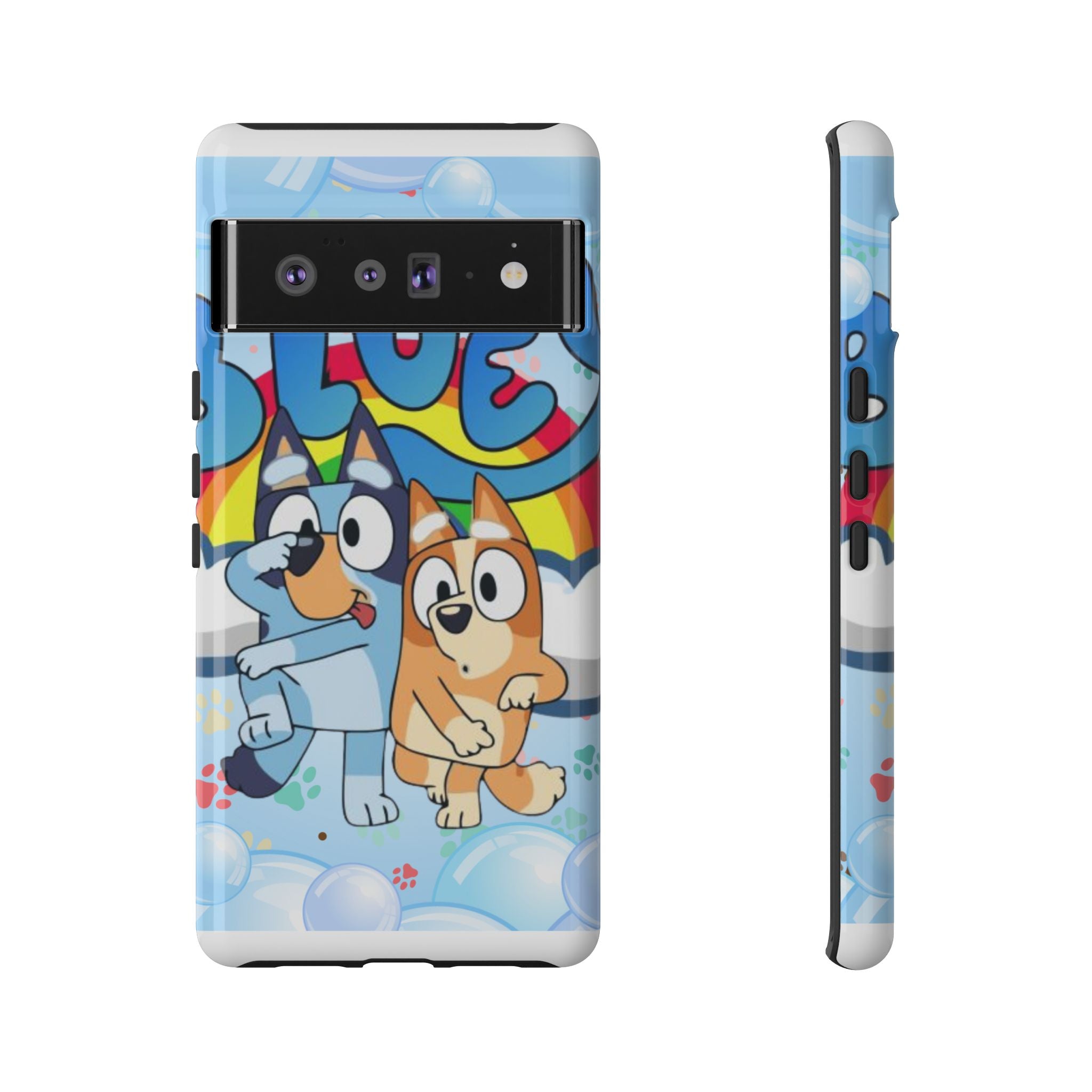 Bluey & Bingo Cartoon Phone Case – Cute Kids' Protective iPhone Cover