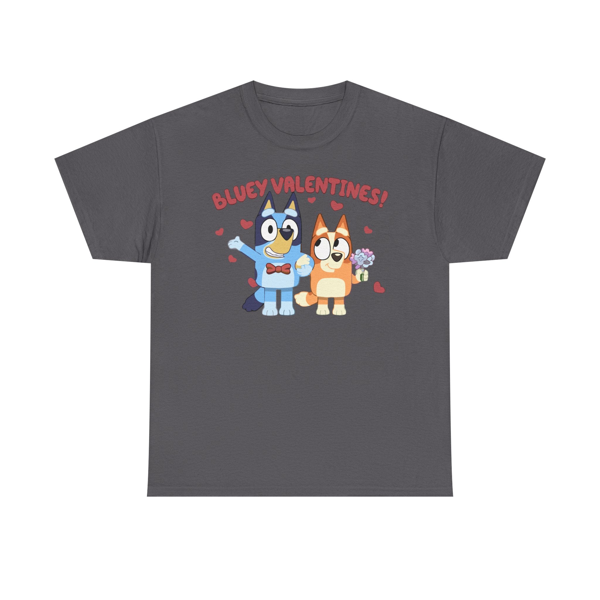 Bluey Valentines T‑Shirt — Cute Bluey & Bingo Valentine Tee