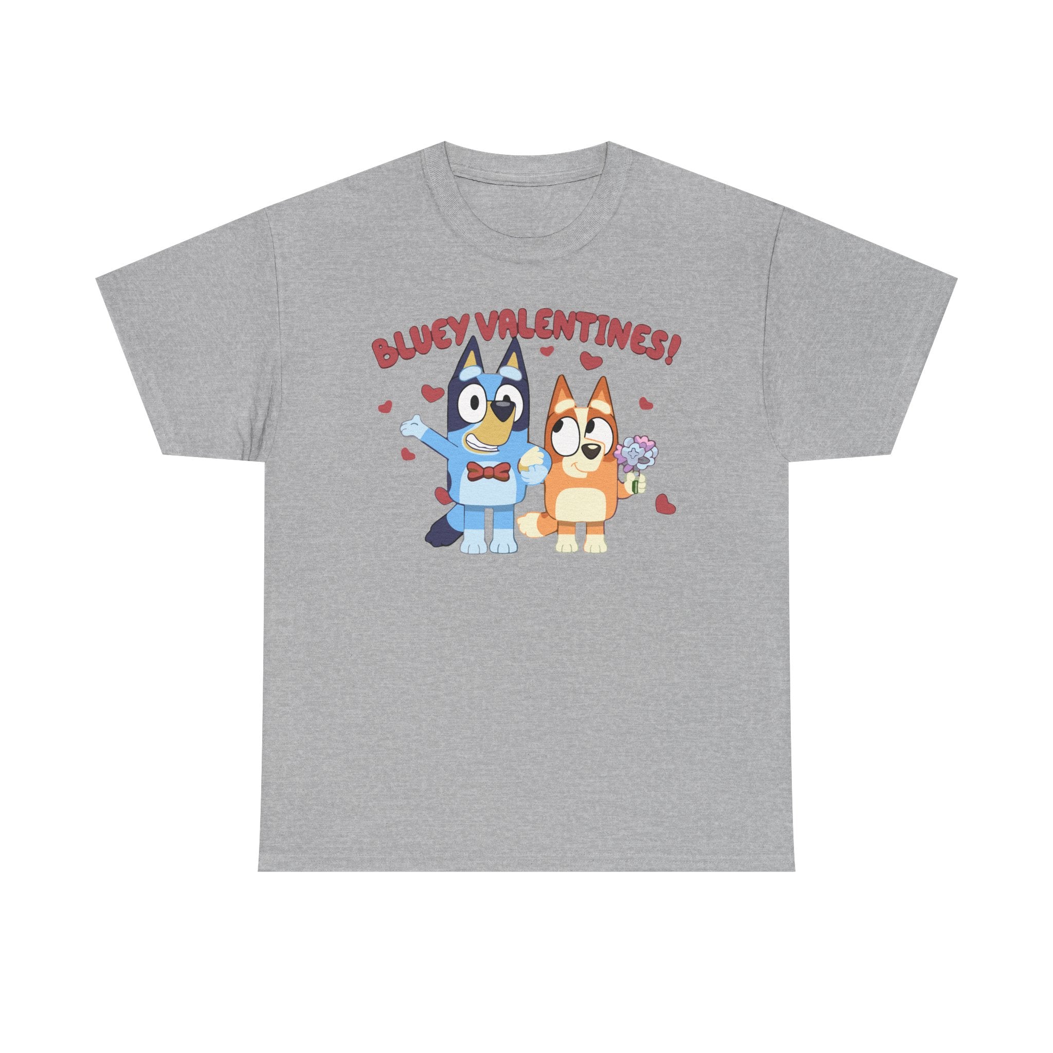 Bluey Valentines T‑Shirt — Cute Bluey & Bingo Valentine Tee
