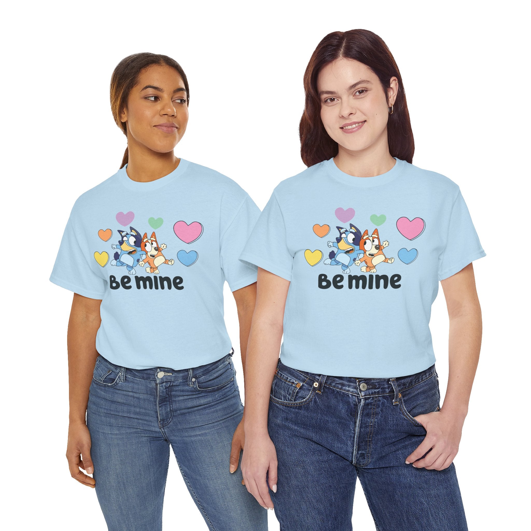 Be Mine Cute Tee — Valentine’s Day Bluey Lover Shirt