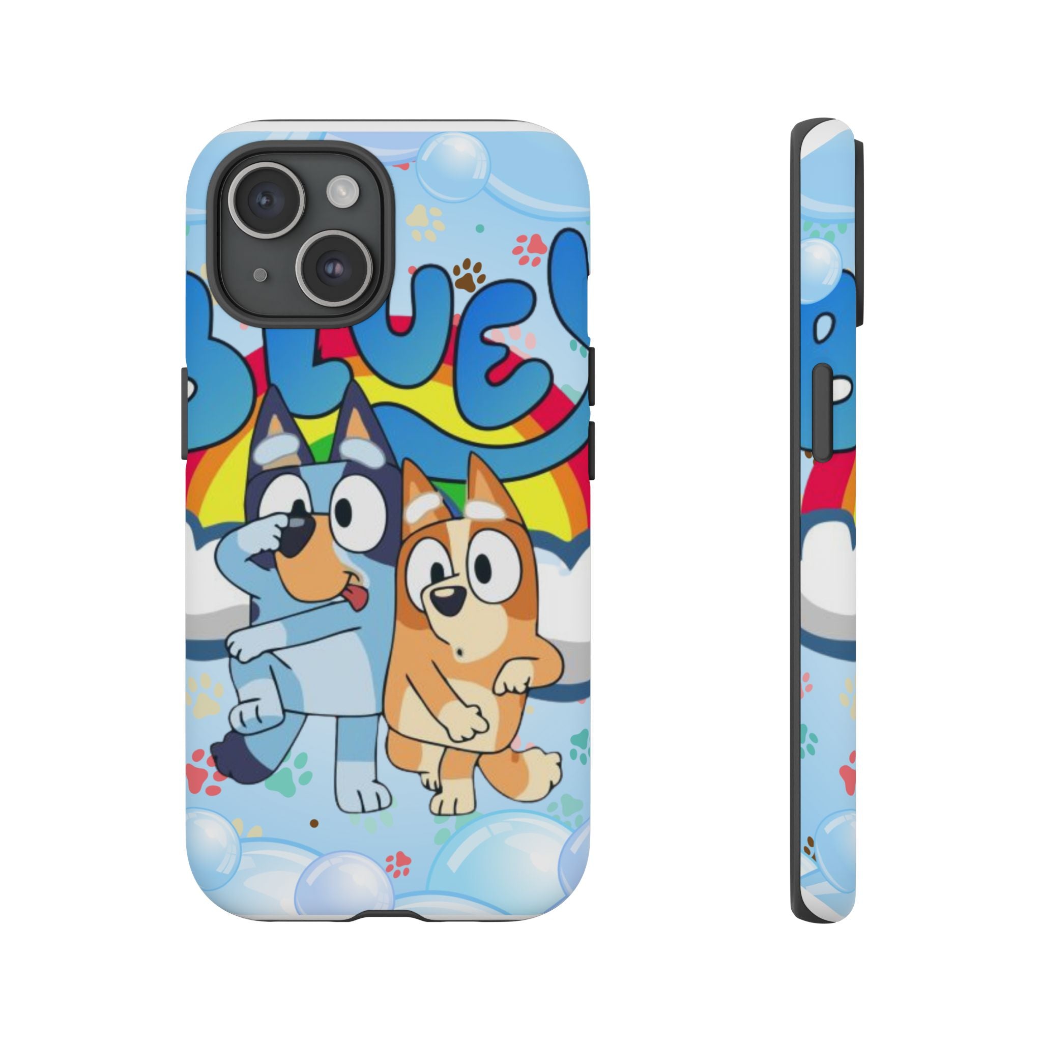 Bluey & Bingo Cartoon Phone Case – Cute Kids' Protective iPhone Cover