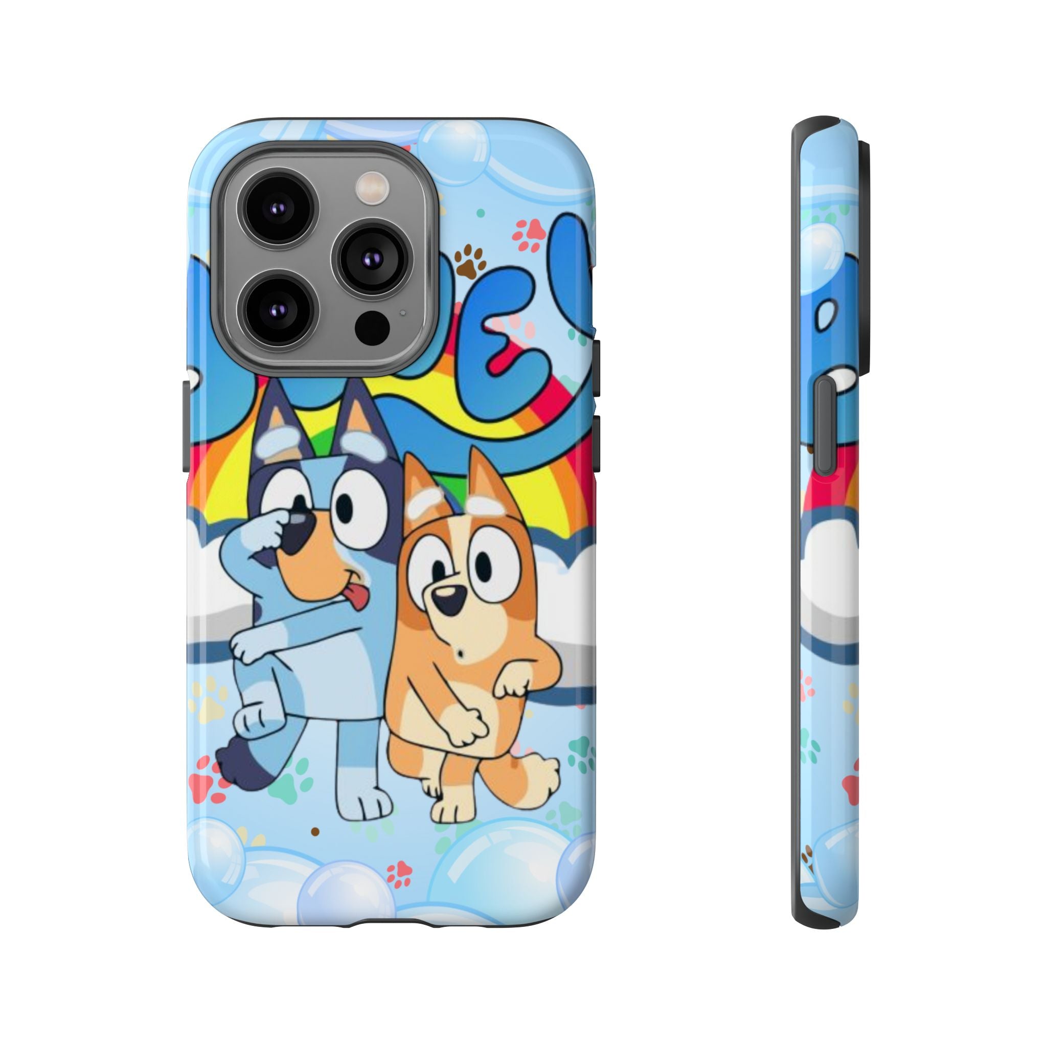 Bluey & Bingo Cartoon Phone Case – Cute Kids' Protective iPhone Cover