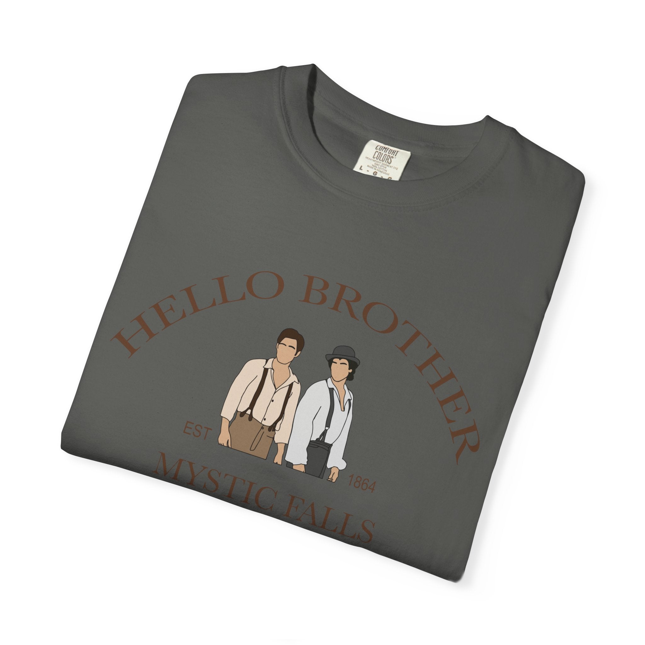 T-Shirt - "Hello Brother" Mystic Falls Vintage Graphic Tee