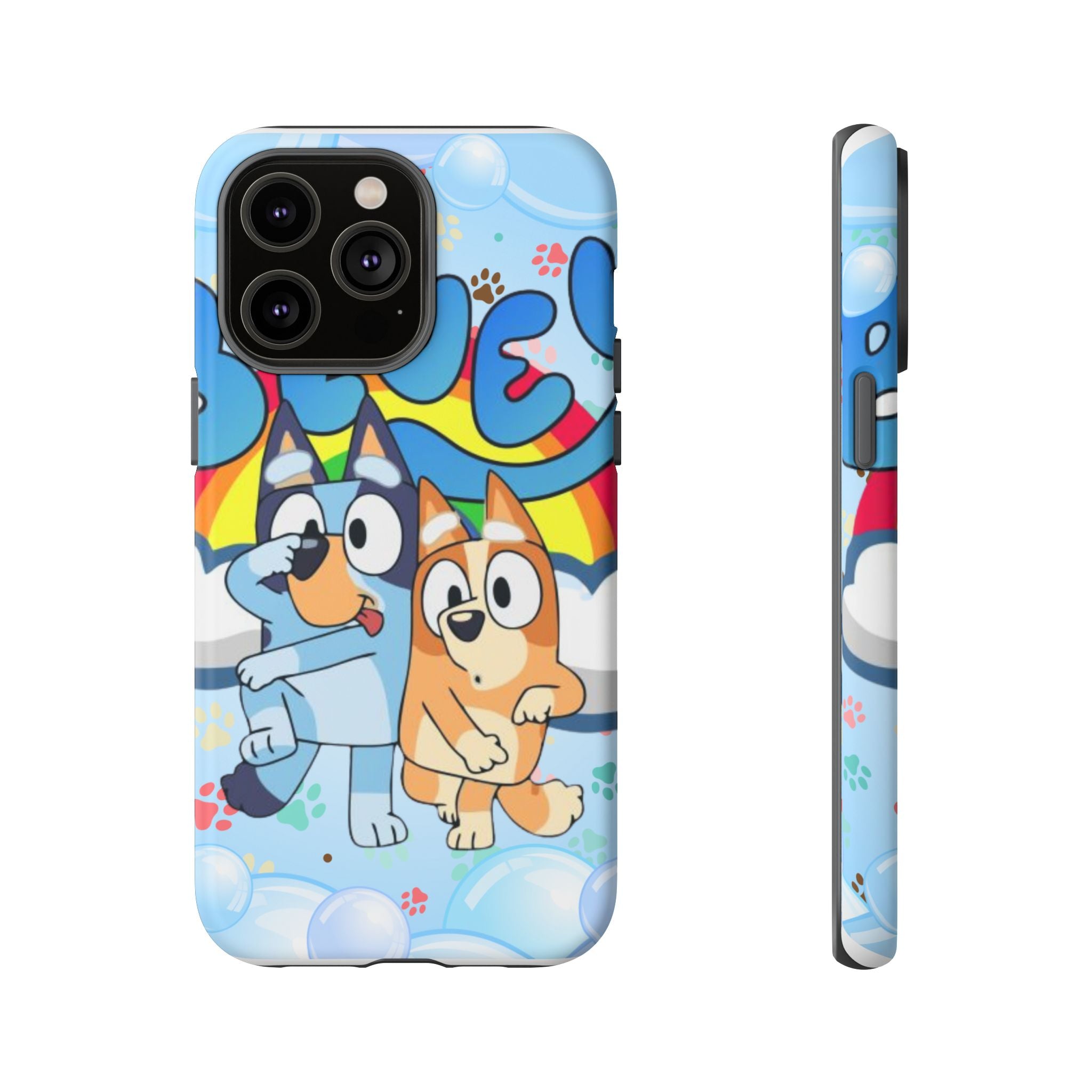 Bluey & Bingo Cartoon Phone Case – Cute Kids' Protective iPhone Cover