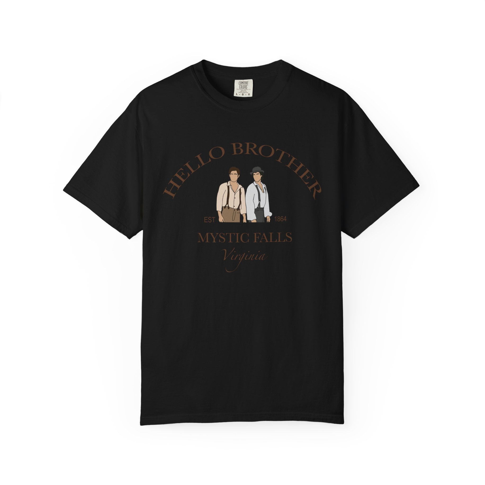 T-Shirt - "Hello Brother" Mystic Falls Vintage Graphic Tee