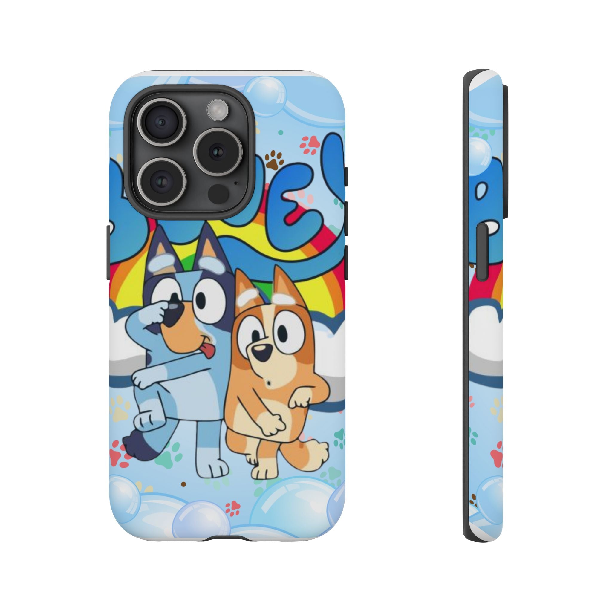 Bluey & Bingo Cartoon Phone Case – Cute Kids' Protective iPhone Cover
