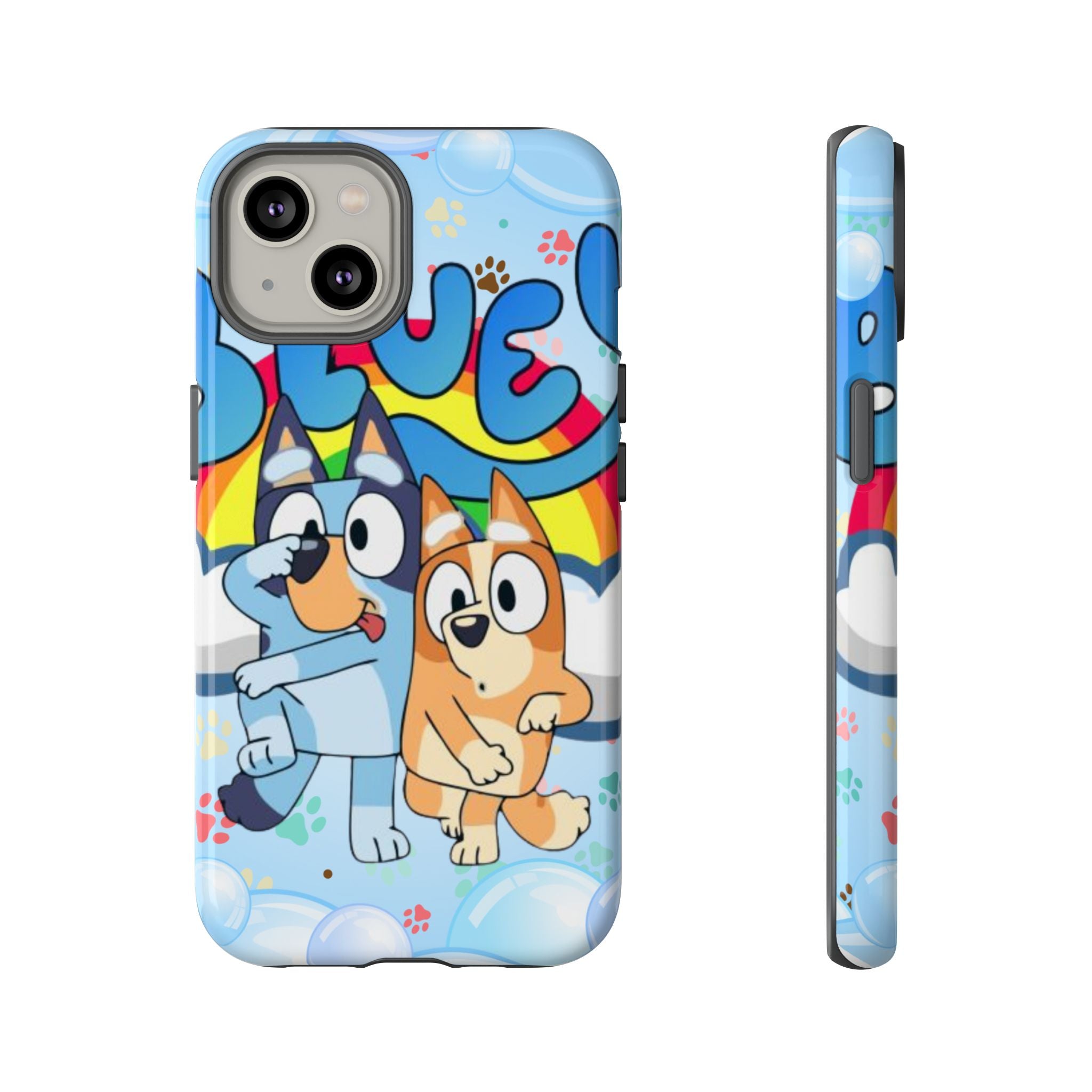 Bluey & Bingo Cartoon Phone Case – Cute Kids' Protective iPhone Cover