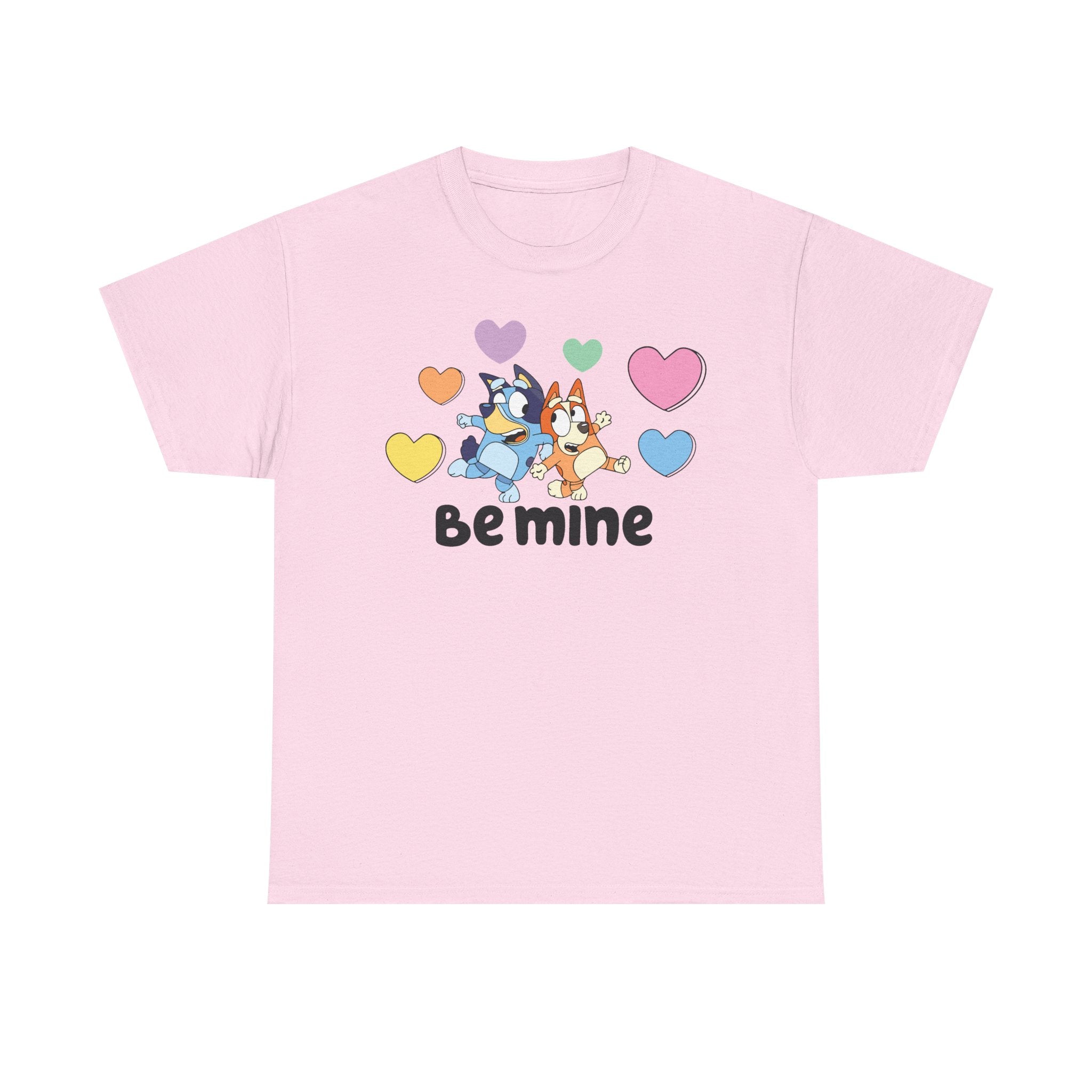 Be Mine Cute Tee — Valentine’s Day Bluey Lover Shirt