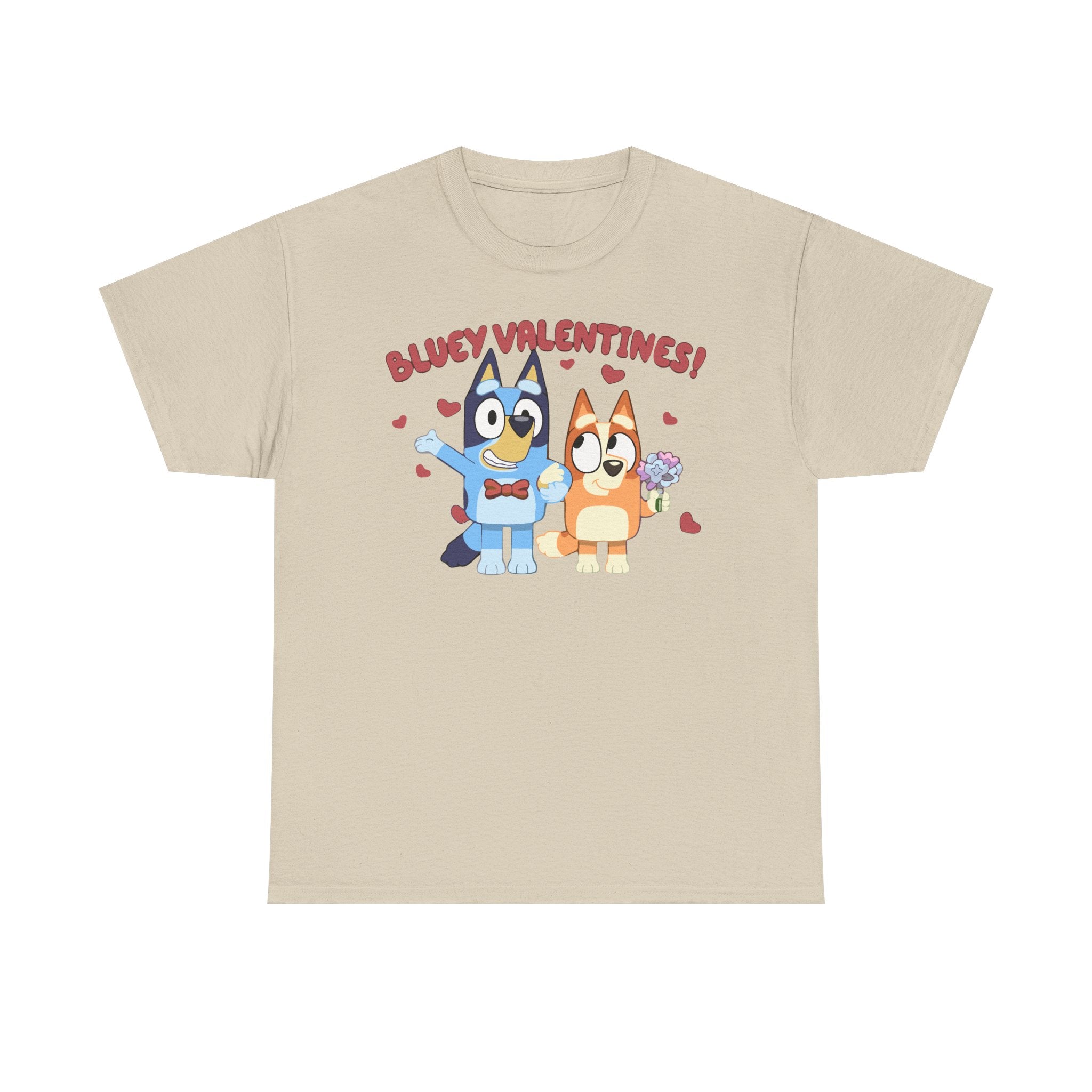 Bluey Valentines T‑Shirt — Cute Bluey & Bingo Valentine Tee