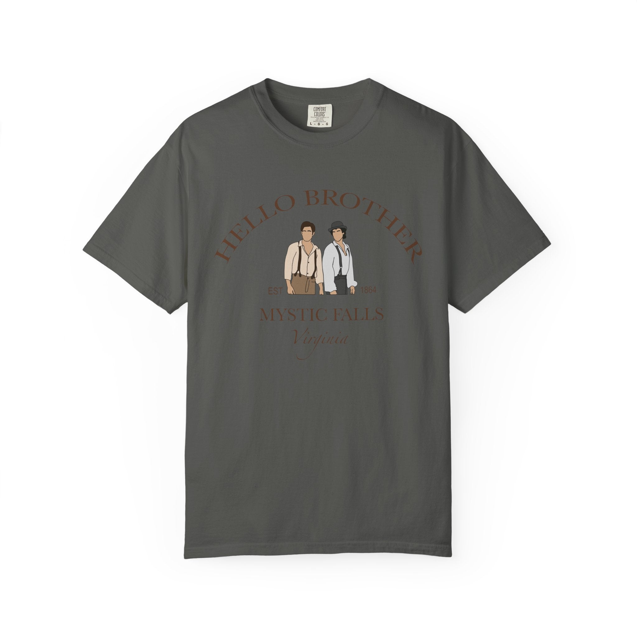 T-Shirt - "Hello Brother" Mystic Falls Vintage Graphic Tee