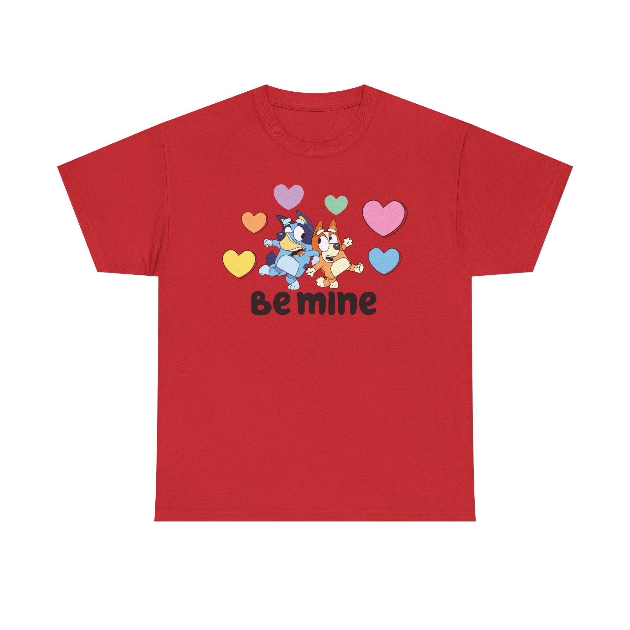 Be Mine Cute Tee — Valentine’s Day Bluey Lover Shirt