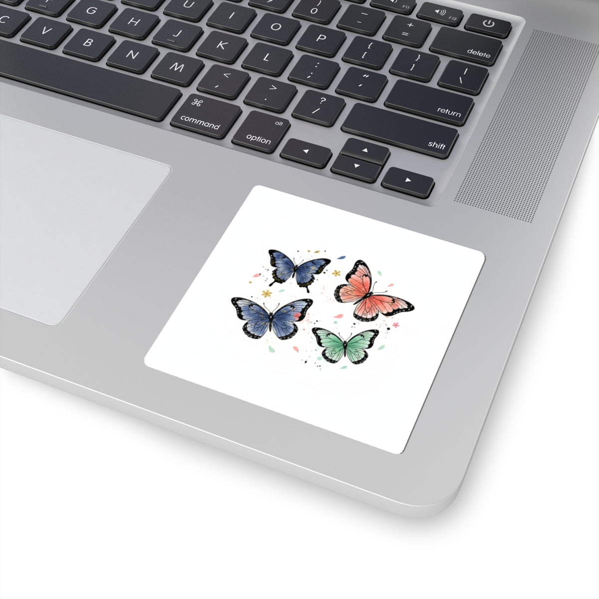 Butterfly Kiss-Cut Sticker Pack — Colorful Watercolor Butterflies