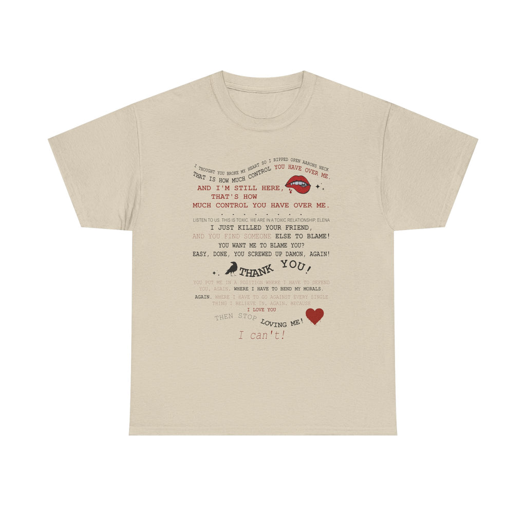 Stop Loving Me T-Shirt Vampire Diaries.